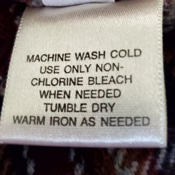 ST. John's Bay XXL Red Plaid Button-up Cotton Long Sleeve Work Shacket - Picture 7 of 11